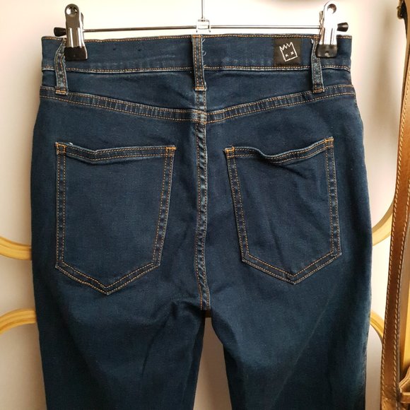 ZIGGY DENIM Swizzle Sticks Dark Wash Skinny Jeans - Picture 4 of 10